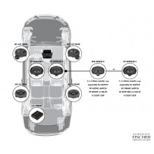 Difuzoare dedicate subwoofer BMW Match UP  W8BMW-S