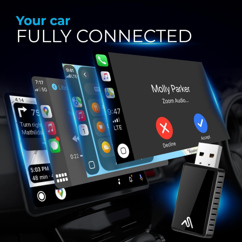 AUTOSKY WUA-8 Adaptor wireless Carplay