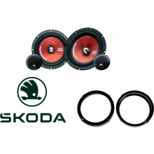 Difuzoare Skoda Octavia 2 (A5) 2004-2008 MTX TR65S- spate